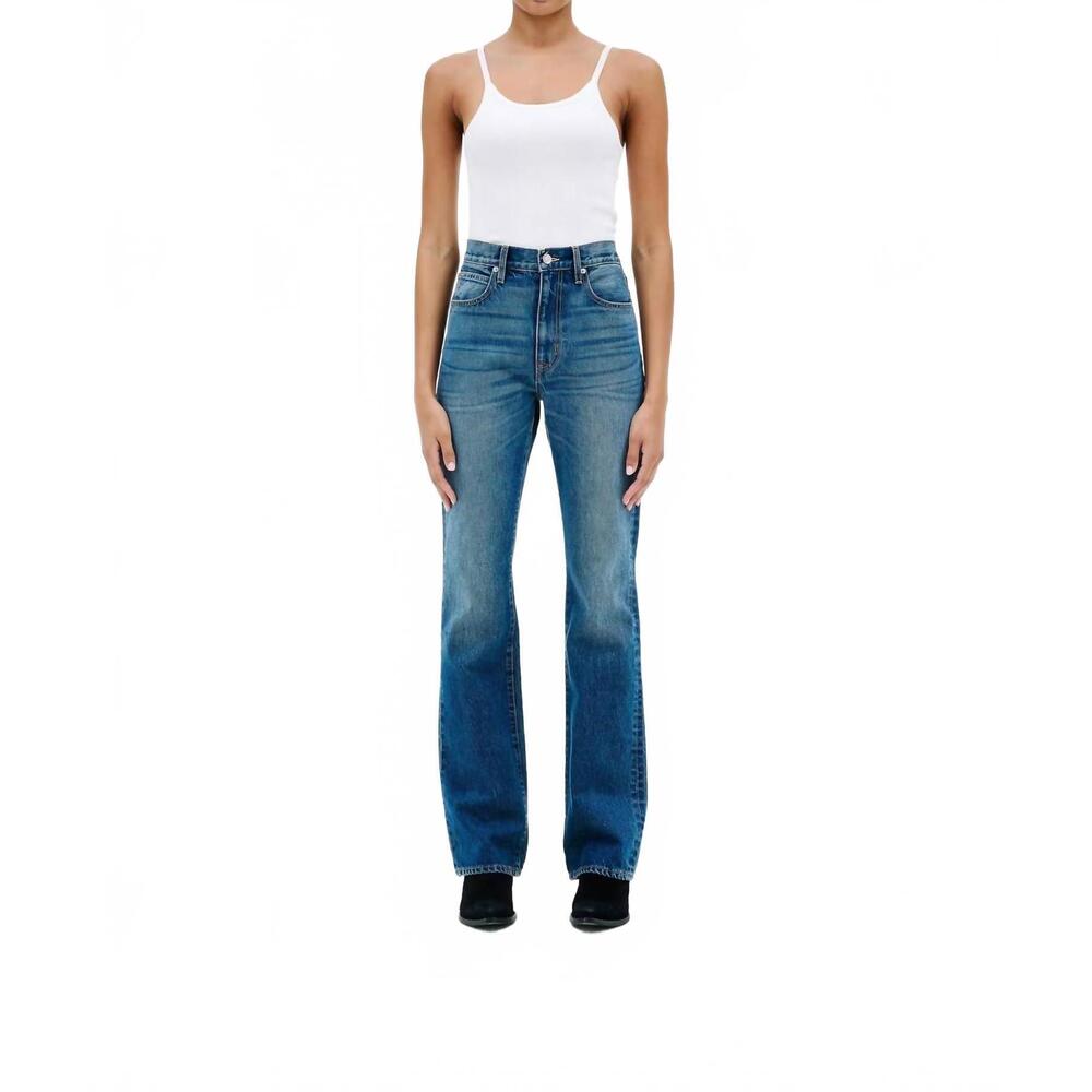 NEW SLVRLAKE jade jeans in endless highway blue